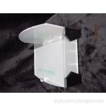 gold tissue box cover acrylic plexiglass QCY-TB-25